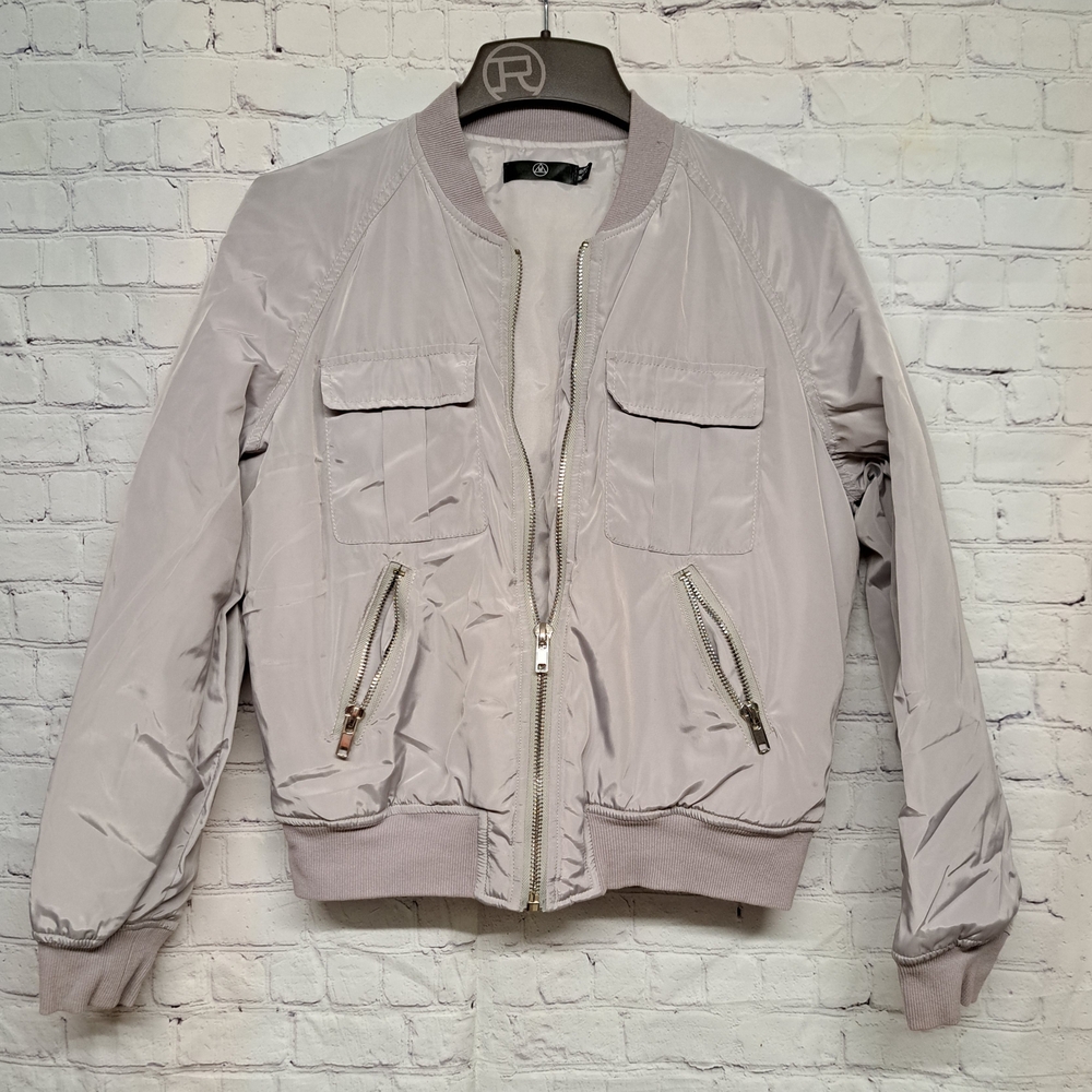 Missguided Women's Bomber Jacket - Soft Gray